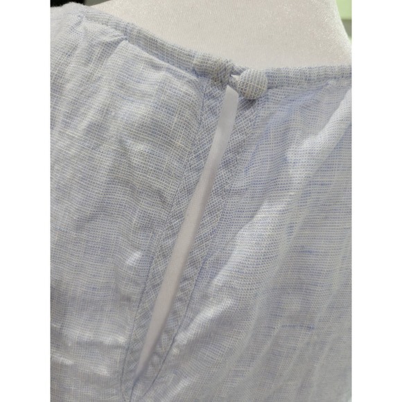 C&C California Womens Linen Floral Embroidered Sleeveless‎ Shift Dress Size S - Picture 9 of 12